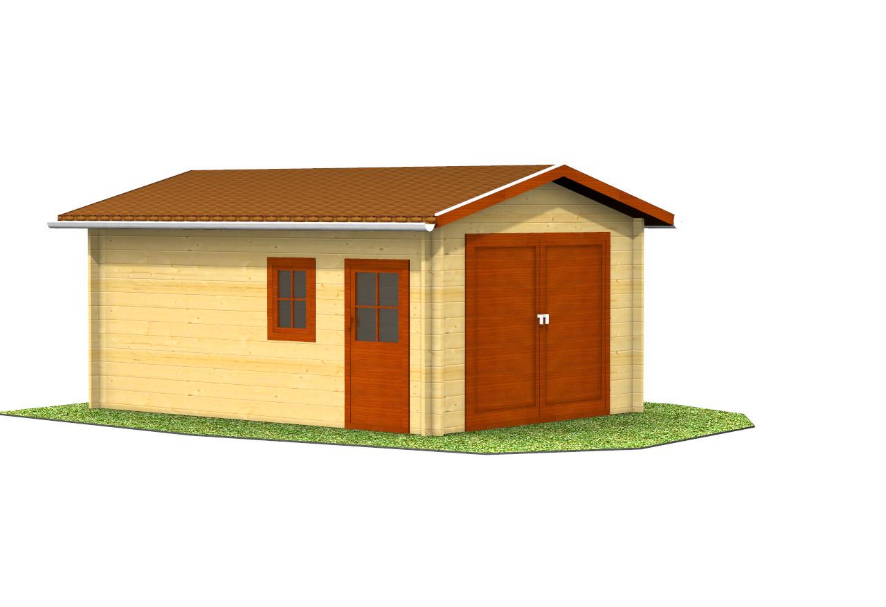 Holzgarage Einzelgarage Eero - Dr. Jeschke Holzbau