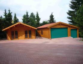 Holzgarage
