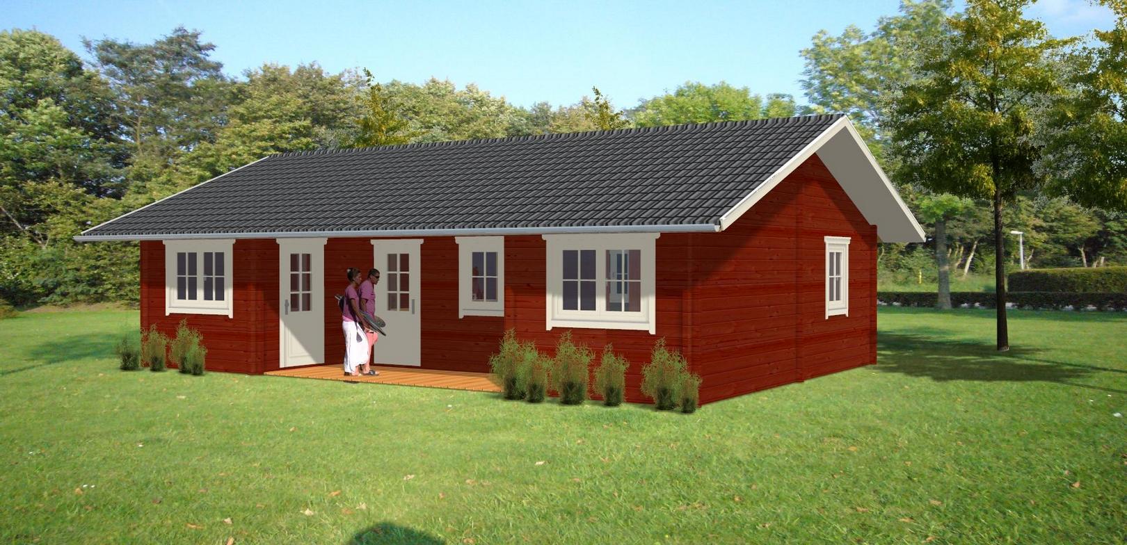 Ferienhaus Maarit im Blockhaus Stil - Dr. Jeschke Holzbau